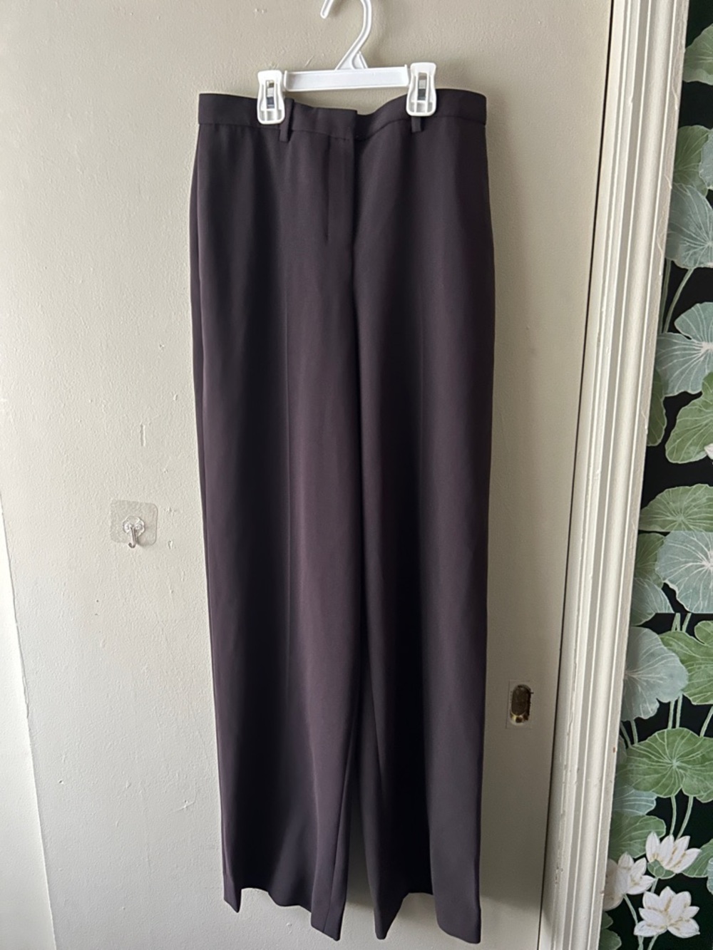 Theory dark brown pants